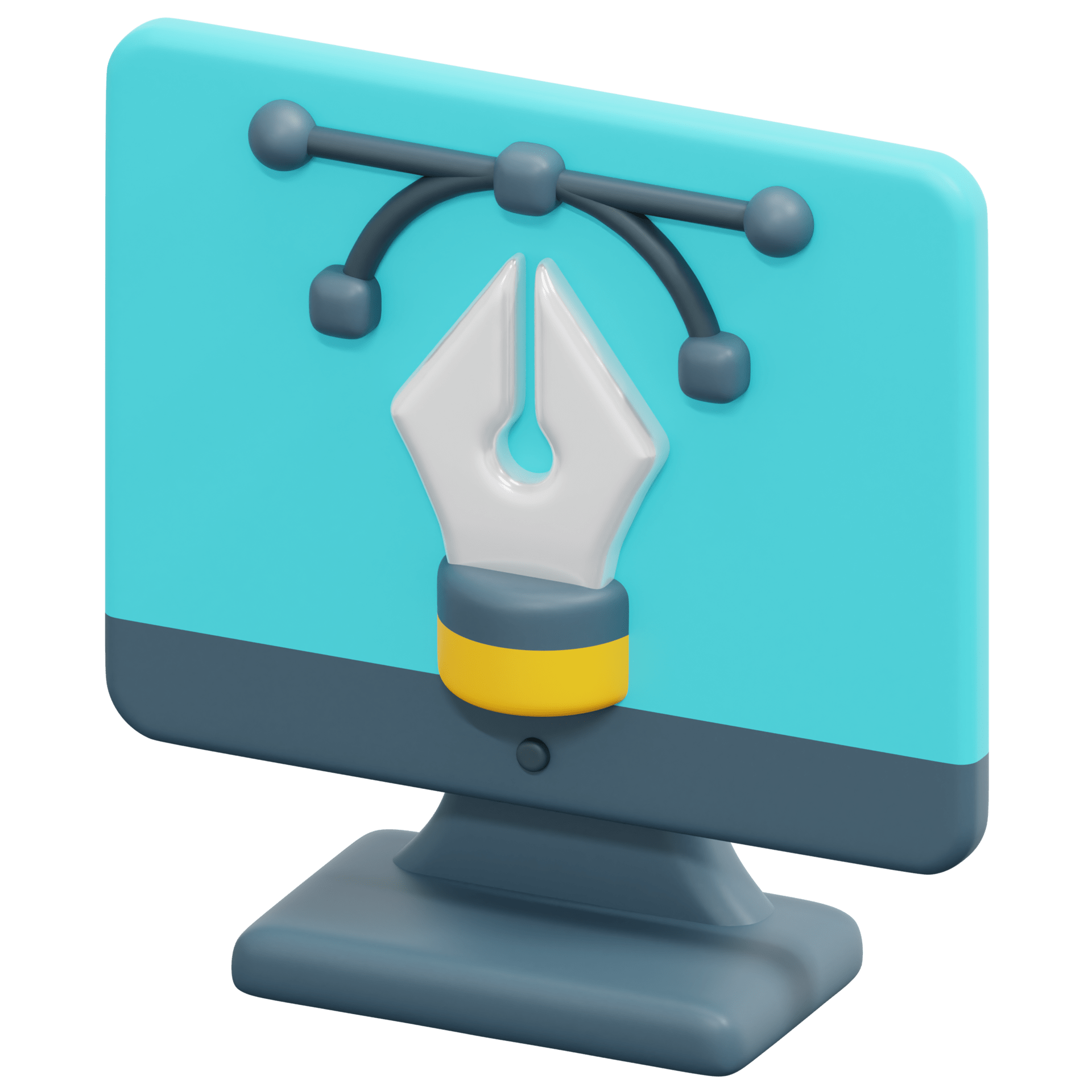 graphic design 3d render icon illustration png