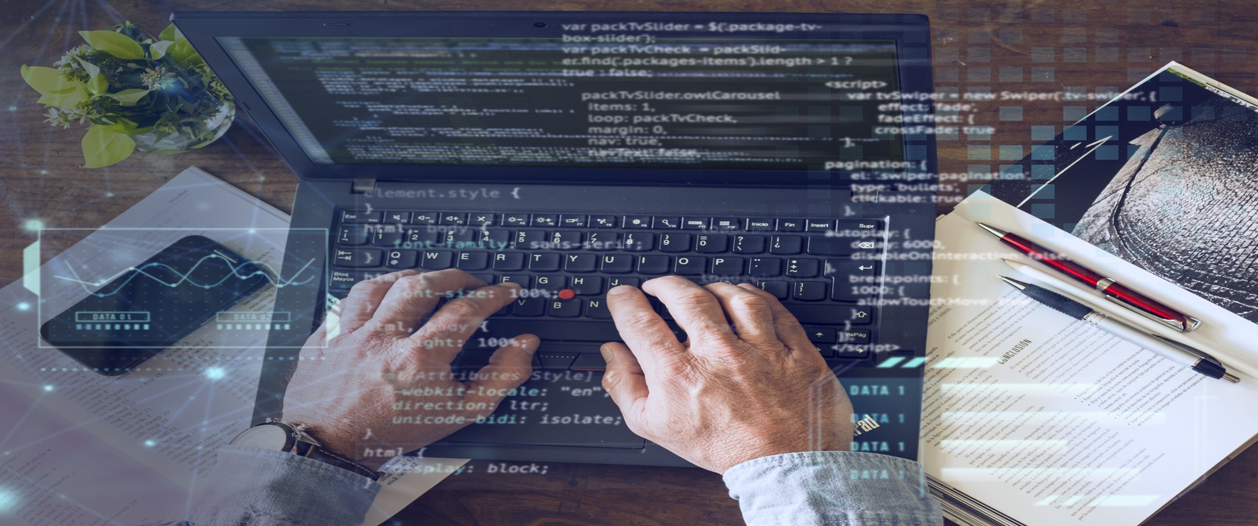 Team at a professional web development company building responsive websites with modern UI/UX and SEO-friendly features.