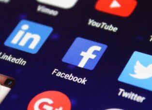A collage of popular social media apps representing digital marketing services offered by a local marketing agency near me.