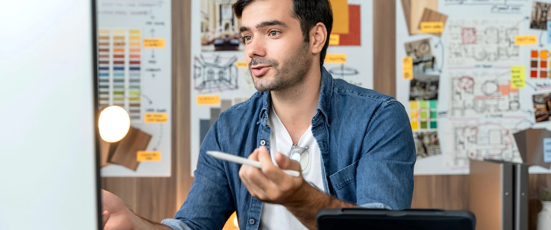 A digital marketer analyzing business growth strategies on laptop