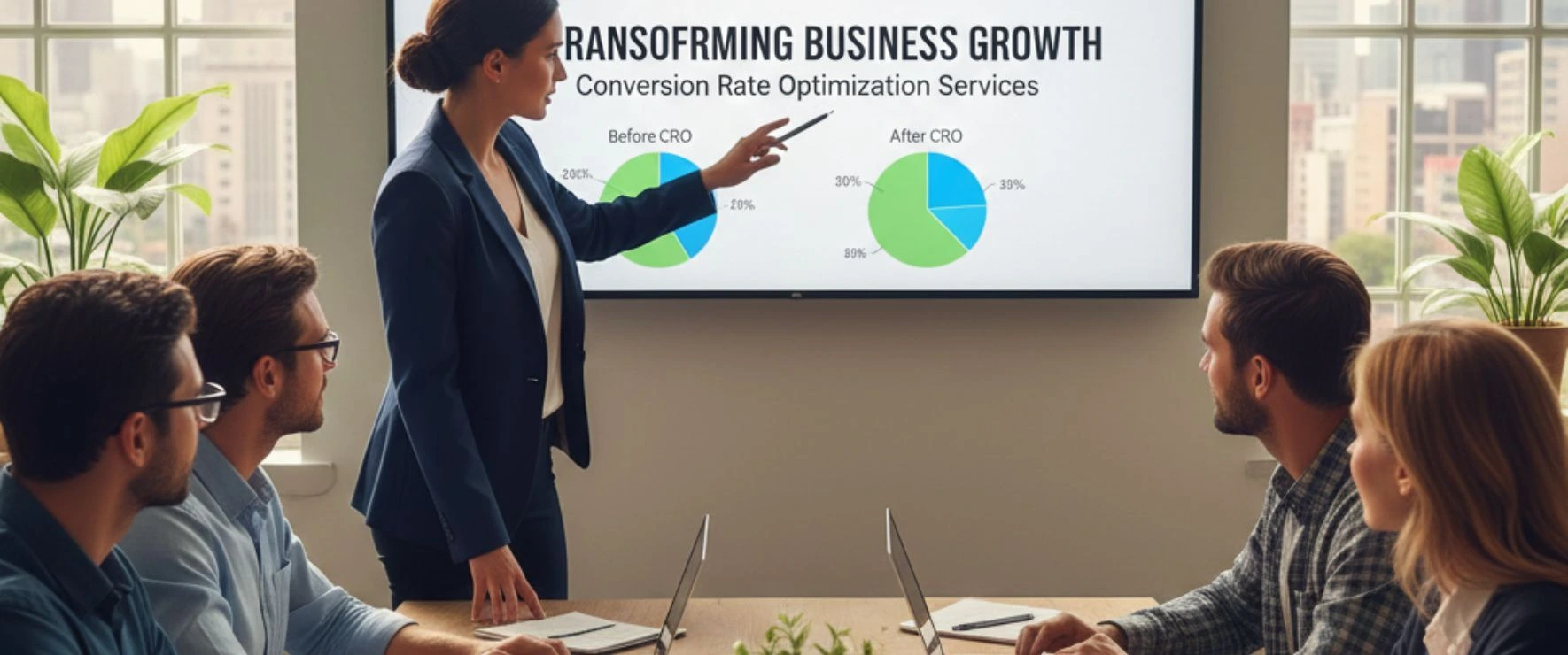 Conversion rate optimization services improving website conversions