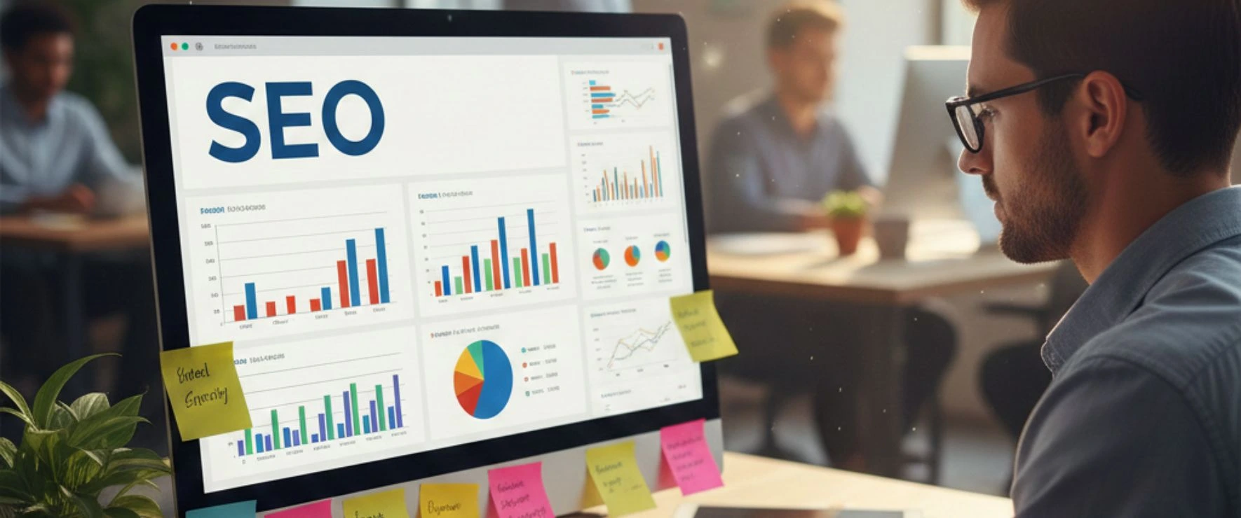 SEO service improving website rankings and organic traffic